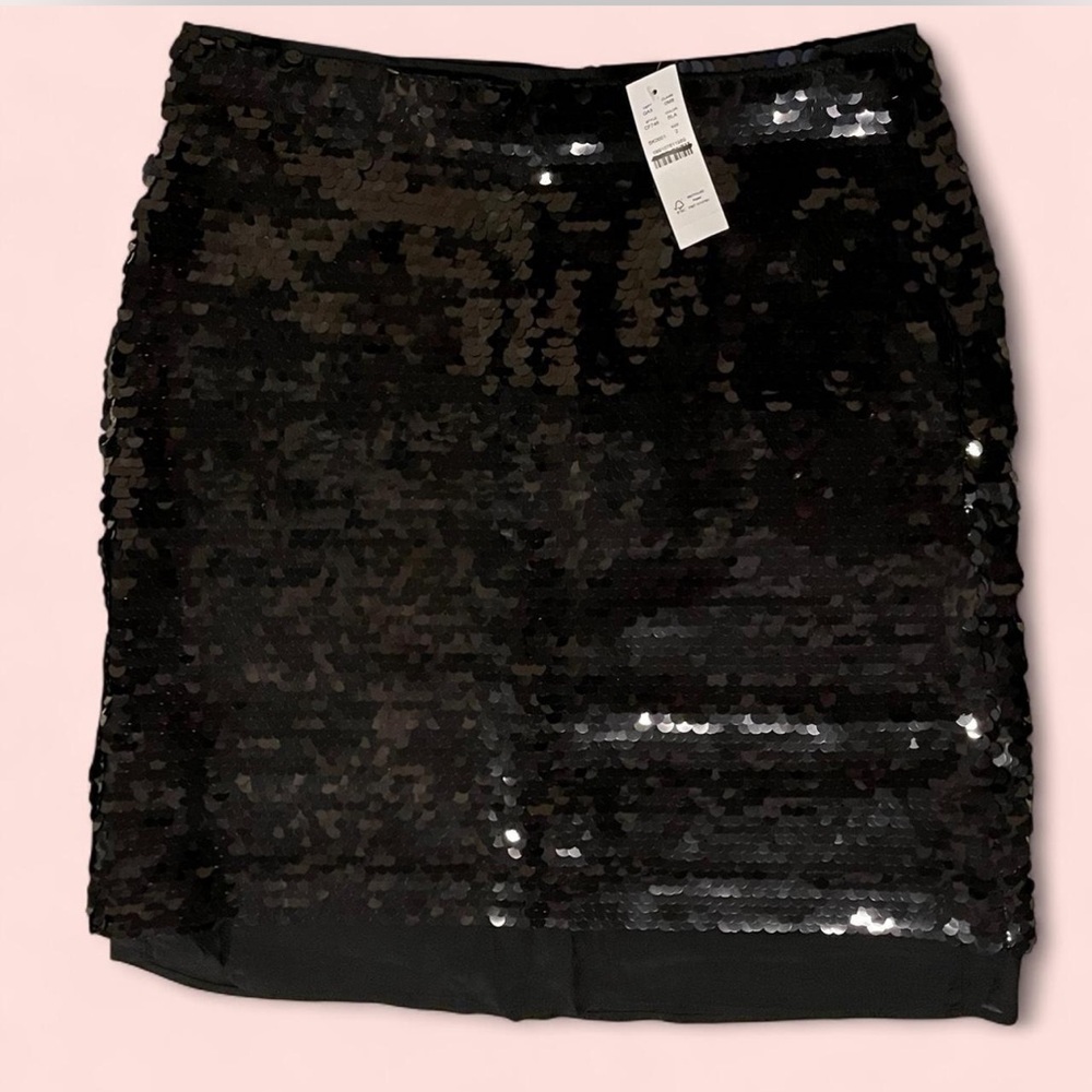 J.Crew Chiffon-Lined Sequin Skirt - Picture 2 of 8